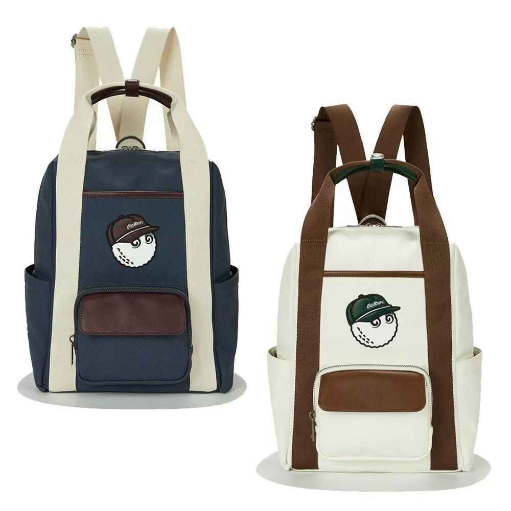 Malbon Golf Backpack Large Capacity Lightweight Casual Sports Travel Rucksack